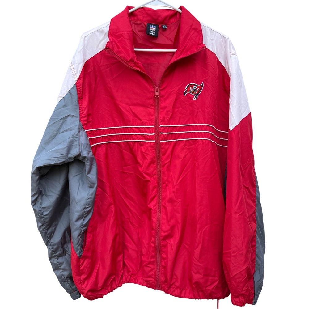 Vintage Reebok NFL Tampa Bay Buccaneers Windbreaker Jacket XL Zip